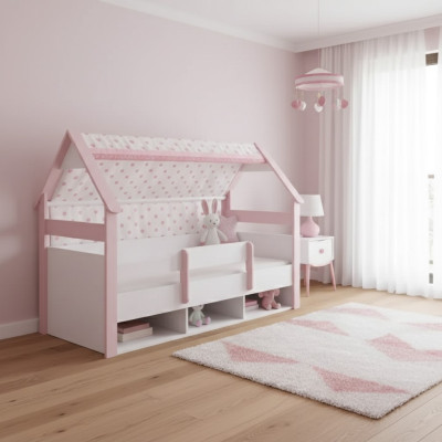 Kinderbed Bed Frame Kinderkamer Hout Wit Bedden Kindermeubilair