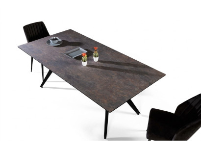 Uittrekbare eettafel Eettafel Keukentafel Hout Zwart Tafel