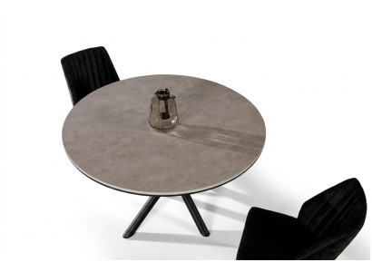 Eettafel Rond Uitschuifbare Eettafel Grijze Houten Keukentafel Tafels