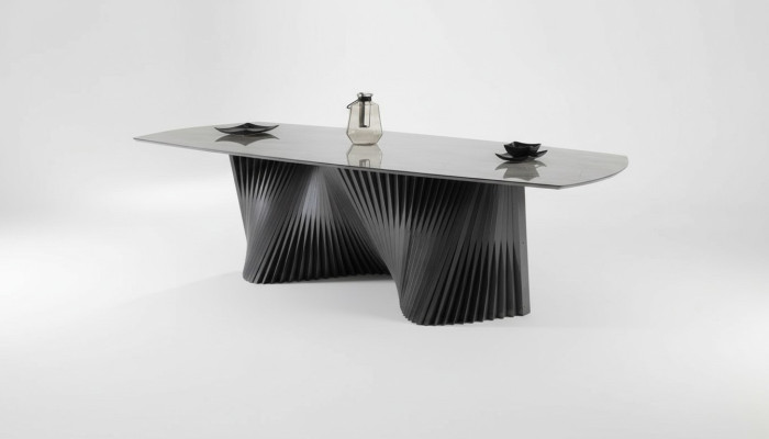 Eettafel Eetkamer Tafel Keukentafel Eetkamer Hout Zwart Tafel Luxe