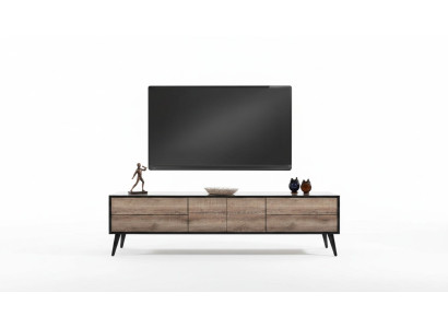 TV-standaard RTV Lowboard Woonkamer Modern Bruin Hout Dressoir Tafel
