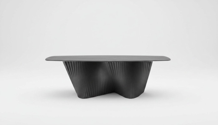 Luxe eettafel eettafel keukentafel eetkamer hout zwart tafel