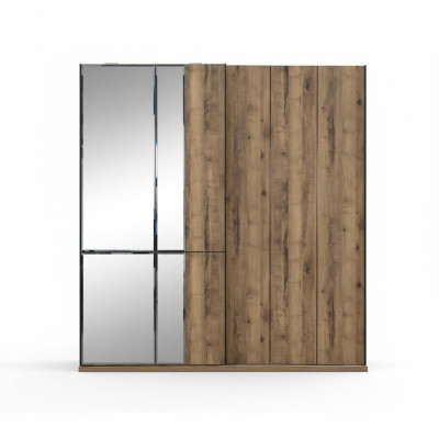 Ontwerp kledingkasten Kledingkast Kasten Bruin Hout Spiegel Nieuw