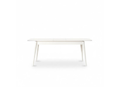 Eettafel Eettafel Tafel Wit Eetkamer Hout Uitschuifbaar Modern