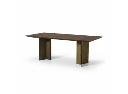 Eettafel Tafel Eethoek Eetkamer 208 cm Hout Bruin Nieuw