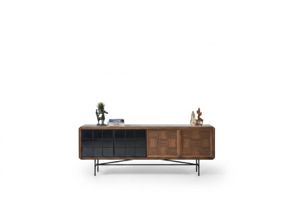 Dressoir Eetkamer Sideboard Ladenkast Hout Bruin Kast Ladenkasten