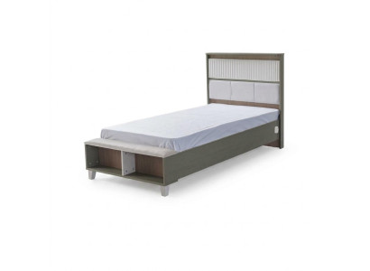 Bedframe kinderbed bed kinderkamer bedframes grijs houten bedden