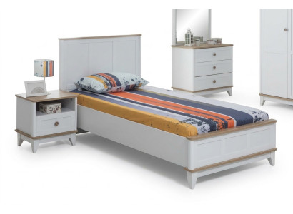 Kinderbed Bedframe Bed Kinderkamer Kindermeubels Wit Hout