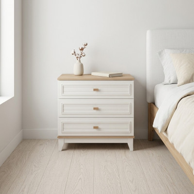 Kindercommode Commode Hout Kinderkamer Wit Kast Modern Design
