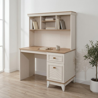 Bureaubladkast Computerbureau Wit Kantoor meubels Hout Tafel Planken