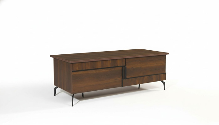 Kantoormeubilair Compleet kantoor Bureau Kantoorbureau Set 4-delig Hout Bruin