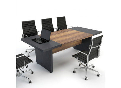 Vergadertafel Besprekingstafels Conferentiemeubilair Grote tafel Bruin hout
