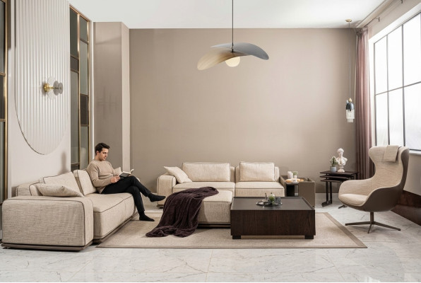 Bankstel Driezitsbank Stoffenbank Beige Bankstellen Fauteuil Set