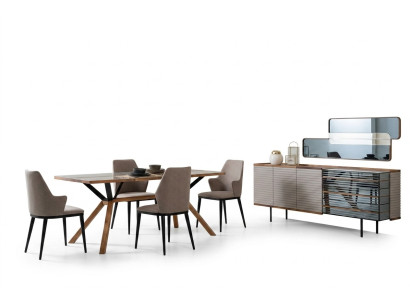 Eetkamermeubels Eethoek Eetkamer Eetgroep 9-delig Hout Beige set