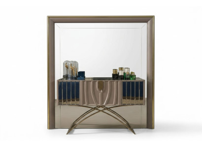Console dressing table makeup table bedroom modern wood brown