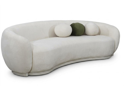 Moderne stoffen bankstel driezitter bank bankstel 3-zits wit stoffen sofa