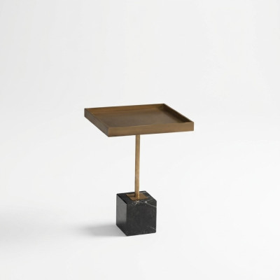 Groep bijzettafel salontafel koffietafel goud bijzettafel metalen 2-delig