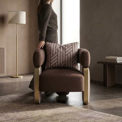 Cocktailstoel Fauteuil Eénzitter Woonkamerclubsessel Wit Stof Zitplaats