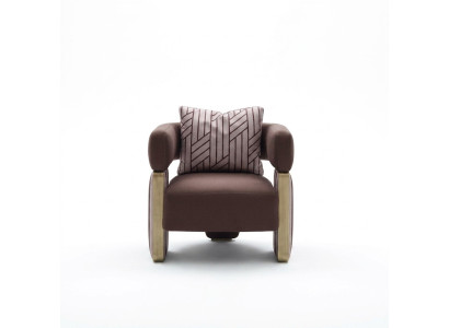 Cocktailstoel Fauteuil Eénzitter Woonkamerclubsessel Wit Stof Zitplaats