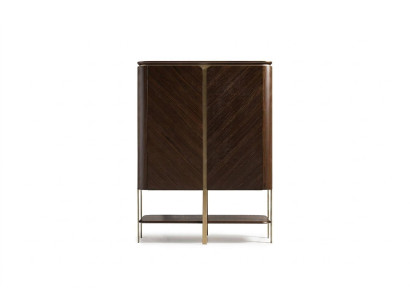 Drankkast Kast Houten kast Houten bar Bruin Drank Ontwerp Flessen