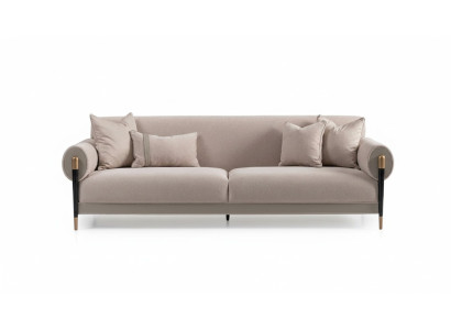 Stoffen bank Driepersoonsbank Bank 3-zits Bank Moderne design Beige Nieuw
