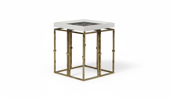Bijzettafel Salontafel Koffietafel Slaapbank Tafel Woonkamer Goud