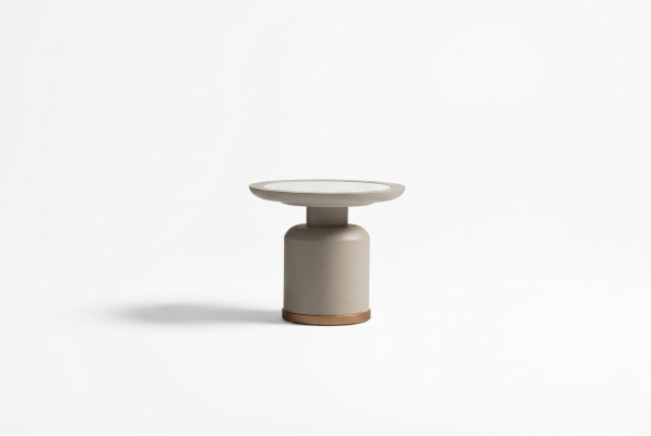 Bijzettafel Koffietafel Salontafel Beige Woonkamer Hout