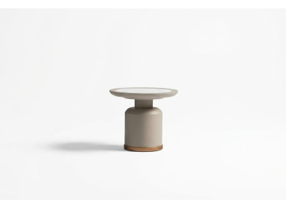 Bijzettafel Koffietafel Salontafel Beige Woonkamer Hout