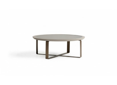 Salontafel Moderne bijzettafel Koffietafel Banktafel Beige Metaal