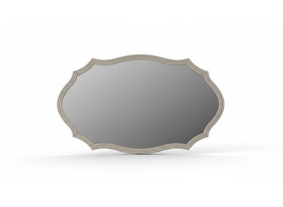 Wandspiegel Spiegel Dekorative Luxus Design Woonkamer Beige 150x90 Hout