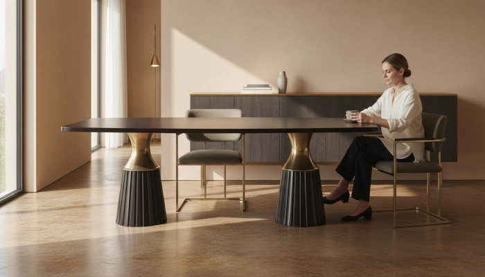 Eettafel Tafel Tafel Zwart Houten Eettafel Ontwerp