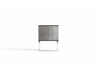 Drankkast Kast Bar Houten kast Grijs Hout Woonkamer Drank Luxe