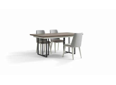 Essecke Eetgroep Wit Eetkamer Groep Eettafel Stoelen 7-delig Hout
