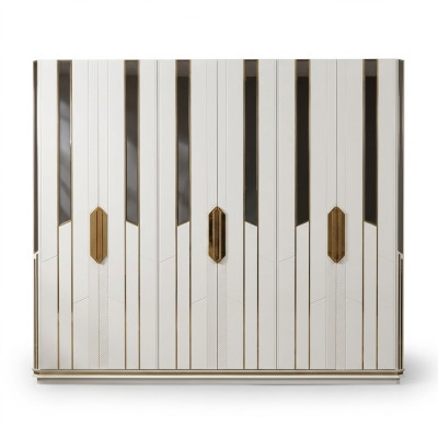 Garderobekast Kledingkast Houten kast Moderne kast Wit