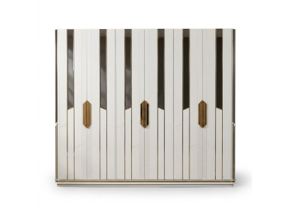 Garderobekast Kledingkast Houten kast Moderne kast Wit