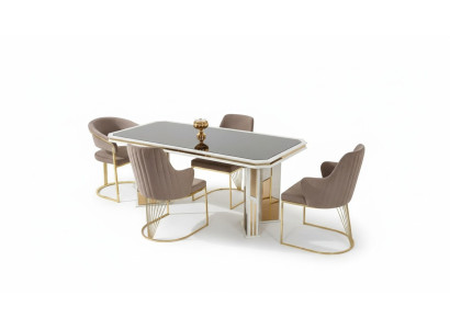 Eettafel Eettafel Eethoek Tafel Houten tafel Wit Eetkamer Hout
