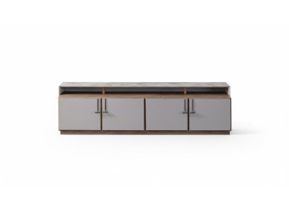 Sideboard TV-standaard RTV Lowboard Grijs Woonkamer Houten Tafel Kast