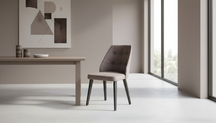 Complete eetkamerstoelen stoelen keukenstoelen 6-delig houten stoelen grijs
