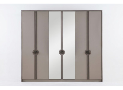 Kledingkast Garderobekast Kast Moderne houten kast Grijs