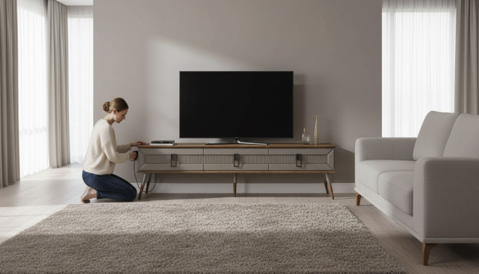 Modern dressoir Luxe woonkamer meubels Ontwerper houten tv-standaard