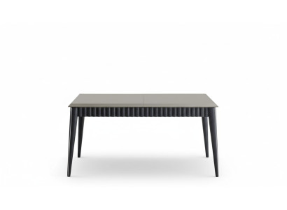 Grijze eettafel Stevige eetkamer Ontwerper Houten tafel Luxe meubels