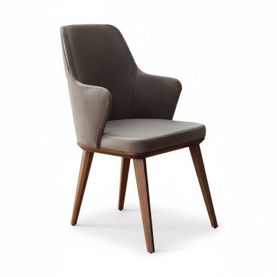 Volledige eetkamerstoelenset Keukenstoelen Stoffen stoelen 6-delig