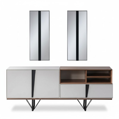 Luxe dressoir buffetkast kast dressoir houten kast hout wit