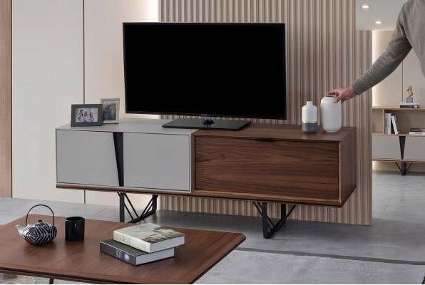Woonkamer dressoir tv-standaard RTV laag dressoir bruine houten tafel meubels