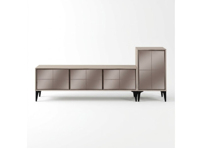 Sideboard TV-stand RTV Lowboard Wit Houten Tafel Meubels Woonkamer