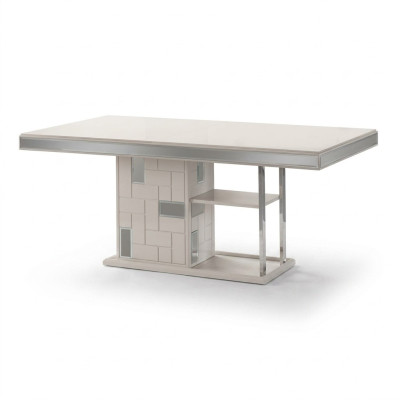 Luxe eettafel eettafel tafel eetkamer meubels eethoek hout wit