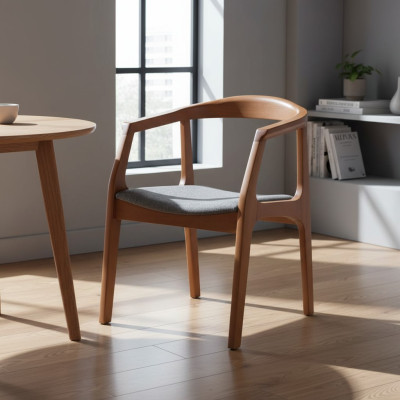Garnituur eetkamerstoelen keukenstoelen houten stoelen set van 6 stoelen bruin
