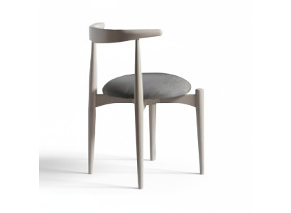 Zithoek Keukenstoelen Eetkamerstoelen Houten stoelen 4-delige stoelen Beige