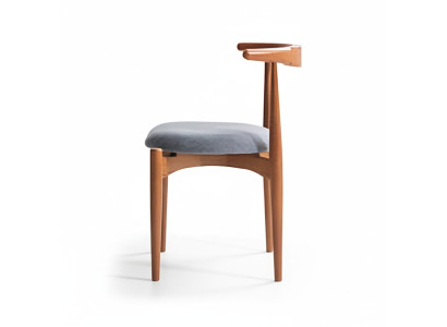 Houten stoel Keukenstoel Eetkamerstoel Bruin Houten Meubelstoel Klassiek.