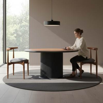 Eetgroep Complete Eetkamer Eettafel Stoelen 5-delig Bruin Klassiek